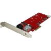 StarTech.com M2 PCIe SSD Adapter – x4 PCIe 3.0 NVMe / AHCI / NGFF / M-Key – Low Profile and Full Profile – SSD PCIe M.2 Adapter , TAA (PEX4M2E1)(2x M.2 SATA | 2x SATA | RAID)