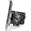 StarTech.com M2 PCIe SSD Adapter – x4 PCIe 3.0 NVMe / AHCI / NGFF / M-Key – Low Profile and Full Profile – SSD PCIe M.2 Adapter , TAA (PEX4M2E1)(2x eSATA | 2x SATA)
