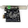 StarTech.com M2 PCIe SSD Adapter – x4 PCIe 3.0 NVMe / AHCI / NGFF / M-Key – Low Profile and Full Profile – SSD PCIe M.2 Adapter , TAA (PEX4M2E1)(2x eSATA | 2x SATA)