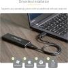StarTech.com M.2 SSD Aluminum Enclosure to USB 3.0 (5Gbps) with UASP – Black – M.2 NGFF SATA with B Key & B+M Key – External M.2 Portable Enclosure – Not Compatible with NVMe / AHCI, TAA(USB-A)