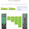 StarTech.com M.2 SSD Enclosure for M.2 SATA SSDs – USB 3.1 (10Gbps) with USB-C Cable – External Enclosure for USB-C Host – Aluminum, TAA (SM21BMU31C3)(Tool-less)
