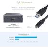 StarTech.com M.2 SSD Enclosure for M.2 SATA SSDs – USB 3.1 (10Gbps) with USB-C Cable – External Enclosure for USB-C Host – Aluminum, TAA (SM21BMU31C3)(Tool-less)