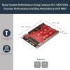 StarTech.com M.2 to SATA Adapter – Dual Slot – for 2.5in Drive Bay – RAID – M.2 SSD – M.2 Adapter – M.2 SSD Adapter , TAA (S322M225R)