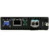 StarTech.com Multimode (MM) LC Fiber Media Converter for 10/100/1000 Network – 550m – Gigabit Ethernet – 850nm – with SFP Transceiver, TAA (MCM1110MMLC)(Unmanaged)