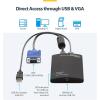 StarTech.com Portable Laptop Crash Cart Adapter, USB/VGA KVM Console, File Transfer & Video Capture, Windows/Linux/MacOS, TAA(USB 2.0)