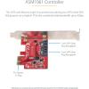StarTech.com SATA PCIe Card – 2 Port PCIe SATA Expansion Card – 6Gbps – Full/Low Profile – PCI Express to SATA Adapter/Controller – ASM1061 Non-Raid – PCIe to SATA Converter, TAA