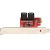 StarTech.com SATA PCIe Card – 4 Port PCIe SATA Expansion Card – 6Gbps – Low/Full Profile – Stacked SATA Connectors – ASM1164 Non-Raid – PCI Express to SATA Converter (4P6G-PCIE-SATA-CARD)