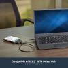 StarTech.com SATA to USB Cable – USB 3.0 to 2.5” SATA III Hard Drive Adapter – External Converter for SSD/HDD Data Transfer (USB3S2SAT3CB)(USB C 10 Gbps)
