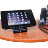 StarTech.com Secure Tablet Enclosure Stand- Lockable Anti Theft Steel Desk or Wall Mount for 9.7″ iPad/Tablet – VESA Compatible, TAA (SECTBLTPOS)