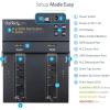 StarTech.com Standalone Dual Bay M.2 SATA/NVMe Duplicator/Eraser, HDD/SSD Cloner/Wiper for M.2 PCIe AHCI/NVMe/SATA, 2.5/3.5in Drives, Hard Drive Sanitizer/Copier, TAA (SM2DUPE11)(Duplicator and Eraser)