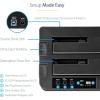 StarTech.com Standalone Hard Drive Duplicator, External Dual Bay HDD/SSD Cloner/Copier, USB to SATA III Docking Station(USB 3.1 (10 Gbps))