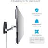 StarTech.com TV Wall Mount supports up to 100 inch VESA Displays – Low Profile Full Motion TV Wall Mount for Large Displays – Heavy Duty Adjustable Tilt/Swivel Articulating Arm Bracket (FPWARTS2)(26″-65″)