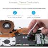 StarTech.com Thermal Paste, Metal Oxide Compound, Re-sealable Syringe (1.5g), CPU/GPU Thermal Grease Paste (SILVGREASE1)(5 Pk)