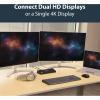 StarTech.com Triple Monitor USB 3.0 Docking Station, 2x 4K DisplayPort & HDMI, USB Type A Universal Laptop Dock, Windows/Mac, TAA(DP 4K | HDMI | 4 x USB 3.0)
