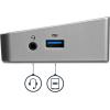 StarTech.com Triple Monitor USB 3.0 Docking Station, 2x 4K DisplayPort & HDMI, USB Type A Universal Laptop Dock, Windows/Mac, TAA(HDMI | 2 x DP | 4K | 5 x USB 3.0)
