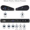StarTech.com Triple Monitor USB 3.0 Docking Station, 2x 4K DisplayPort & HDMI, USB Type A Universal Laptop Dock, Windows/Mac, TAA(HDMI | DVI | VGA |3 x USB 3.0)