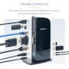 StarTech.com Triple Monitor USB 3.0 Docking Station, 2x 4K DisplayPort & HDMI, USB Type A Universal Laptop Dock, Windows/Mac, TAA(HDMI | DVI/ VGA | 6 x USB 3/2.0)