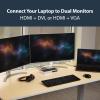StarTech.com Triple Monitor USB 3.0 Docking Station, 2x 4K DisplayPort & HDMI, USB Type A Universal Laptop Dock, Windows/Mac, TAA(HDMI | DVI/ VGA | 6 x USB 3.1)