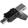 StarTech.com USB 3.0 Flash Memory Multi-Card Reader/Writer with USB-C – SD microSD and CompactFlash Card Reader w/ Integrated USB-C Cable (FCREADU3C)(Micro SD)