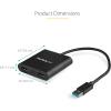 StarTech.com USB 3.0 to Dual HDMI Adapter, USB to 2x HDMI Monitor Converter for Windows, TAA (no support for macOS/ChromeOS/Linux)(USB-A)