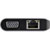 StarTech.com USB C Multiport Adapter – USB-C Mini Travel Dock w/ 4K HDMI or 1080p VGA – 3x USB 3.0 Hub, SD, GbE, Audio, 100W PD Pass-Through – Portable Docking Station for Laptop/Tablet (DKT30CHVAUSP)