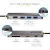 StarTech.com USB C Multiport Adapter, Portable USB-C Dock to 4K HDMI, 2-pt USB 3.0 Hub, SD/SDHC, GbE, 60W PD Pass-Through – USB Type-C/Thunderbolt 3 – REPLACED BY DKT30CSDHPD3 (DKT30CSDHPD)(8-IN-1)