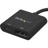 StarTech.com USB C to DisplayPort Adapter with Power Delivery – 4K 60Hz HBR2 – USB Type-C to DP 1.2 Monitor Video Converter w/ Charging – 60W PD Pass-Through – Thunderbolt 3 Compatible (CDP2DPUCP)