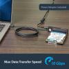 StarTech.com USB C to SATA Adapter Cable, External Hard Drive Cable for 2.5 and 3.5 Inch SSD/HDD Drives, USB 10Gbps to SATA III(USB A 10 Gps)