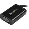 StarTech.com USB C to VGA Adapter with Power Delivery – 1080p USB Type-C to VGA Monitor Video Converter w/ Charging – 60W PD Pass-Through – Thunderbolt 3 Compatible – Black (CDP2VGAUCP)(Black)