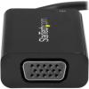 StarTech.com USB C to VGA Adapter with Power Delivery – 1080p USB Type-C to VGA Monitor Video Converter w/ Charging – 60W PD Pass-Through – Thunderbolt 3 Compatible – Black (CDP2VGAUCP)(Black)