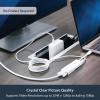 StarTech.com USB C to VGA Adapter with Power Delivery – 1080p USB Type-C to VGA Monitor Video Converter w/ Charging – 60W PD Pass-Through – Thunderbolt 3 Compatible – Black (CDP2VGAUCP)(White)