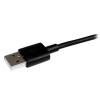 StarTech.com USB Multi Charging Cable – 3.3 ft / 1m – Lightning / USB-C / Micro-USB – Braided – MFi Certified – USB 2.0 – 3 in 1 Charging (LTCUB1MGR) Silver(8-pin lightning|micro-USB|30-pin dock)