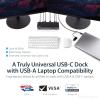 StarTech.com USB-C Triple Monitor Docking Station for MacBook Pro / Air M1 M2 M3 M4 & Windows, Universal 4K HDMI DP Dock, Thunderbolt Compatible, 100W Laptop Charging – TAA(60W Power Delivery | 2x USB-A 3.0 | 1x USB-A 3.0 Fast Charge)