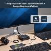 StarTech.com USB-C Triple Monitor Docking Station for MacBook Pro / Air M1 M2 M3 M4 & Windows, Universal 4K HDMI DP Dock, Thunderbolt Compatible, 100W Laptop Charging – TAA(85W Power Delivery | 3x USB-A 3.0 | 1x USB-A 3.0 Fast Charge)