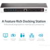 StarTech.com USB-C Triple Monitor Docking Station for MacBook Pro / Air M1 M2 M3 M4 & Windows, Universal 4K HDMI DP Dock, Thunderbolt Compatible, 100W Laptop Charging – TAA(60W Power Delivery | 3x USB-A 3.0 | 1x USB-A 3.0 Fast Charge)