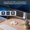 StarTech.com USB-C to HDMI Adapter – 4K 30Hz – Thunderbolt 3 Compatible – with Power Delivery (USB PD) – USB C Adapter Converter (CDP2HDUACP)(1x USB-A 3.0 | DVI-D)