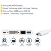 StarTech.com USB-C to HDMI Adapter – 4K 30Hz – Thunderbolt 3 Compatible – with Power Delivery (USB PD) – USB C Adapter Converter (CDP2HDUACP)(1x USB-A 3.0 | DVI-D)