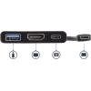 StarTech.com USB-C to HDMI Adapter – 4K 30Hz – Thunderbolt 3 Compatible – with Power Delivery (USB PD) – USB C Adapter Converter (CDP2HDUACP)(1x USB-A 3.0 | HDMI)