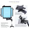 StarTech.com VESA Mount Adapter for Tablets 7.9 to 12.5in – Up to 2kg (4.4lb) – 75×75/100×100 VESA Patterns – Universal Anti-Theft Tablet VESA Mount Clamp – Secure Tablet Mount (Tablet-VESA-Adapter)