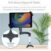 StarTech.com VESA Mount Adapter for Tablets 7.9 to 12.5in – Up to 2kg (4.4lb) – 75×75/100×100 VESA Patterns – Universal Anti-Theft Tablet VESA Mount Clamp – Secure Tablet Mount (Tablet-VESA-Adapter)