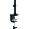 StarTech.com Vertical Desk Mount Dual Monitor Arm – for Monitors 13 to 27 – Adjustable – Desk Clamp/Grommet-Hole Mount – Dual VESA Monitors – Black (ARMDUALV)(Black)