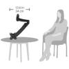 StarTech.com Wall Mount Monitor Arm – Full Motion Articulating – Adjustable – Supports Monitors 12” to 34” – VESA Monitor Wall Mount – Black (ARMPIVWALL)(Black)