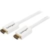 StarTech.com 10m (33 ft) Active CL2 in-Wall High Speed HDMI Cable – Ultra HD 4k x 2k HDMI Cable – HDMI to HDMI M/M- 1080p A/V, Gold-Plated (HDMM10MA) Black(1m / 3.3ft)