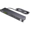 StarTech.com 12-Outlet Horizontal Rack Mount Metered PDU, 1U Server Power Strip w/Surge Protector, 8ft/2.4m Power Cable, TAA(8 Outlets | 15A)