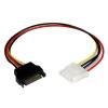 StarTech.com 12in LP4 to 2x SATA Power Y Cable Adapter – Molex to to Dual SATA Power Adapter Splitter (PYO2LP4SATA)(12 inch)