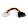 StarTech.com 12in LP4 to 2x SATA Power Y Cable Adapter – Molex to to Dual SATA Power Adapter Splitter (PYO2LP4SATA)(6 inch)