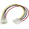 StarTech.com 12in Molex LP4 Power Extension Cable M/F – 4 pin Molex Power Connector – 4 pin Power Extension Cable – LP4 Power Cable (LP4POWEXT12)