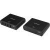 StarTech.com 2 Port USB 2.0 over Cat5 or Cat6 Extender Kit – Locally or Remotely Powered – 330 ft (100 m) – USB Extender – USB to Ethernet (USB2002EXT2),Black(4 Port (USB 2.0))