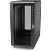 StarTech.com 22U Server Rack Cabinet with secure locking door – 4 Post Adjustable Depth (5.5″ to 28.7″) – 1768 lb capacity – 19 inch Portable Network Equipment Enclosure on wheels/casters (RK2236BKF)(32U)