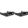 StarTech.com 2.5″ to 3.5″ SATA Hard Drive Mounting Bracket Kit – Dual SATA SSDs/HDDs Mounting Bracket for Mounting Bay , TAA (BRACKET25X2)(1 Count (Pack of 2))